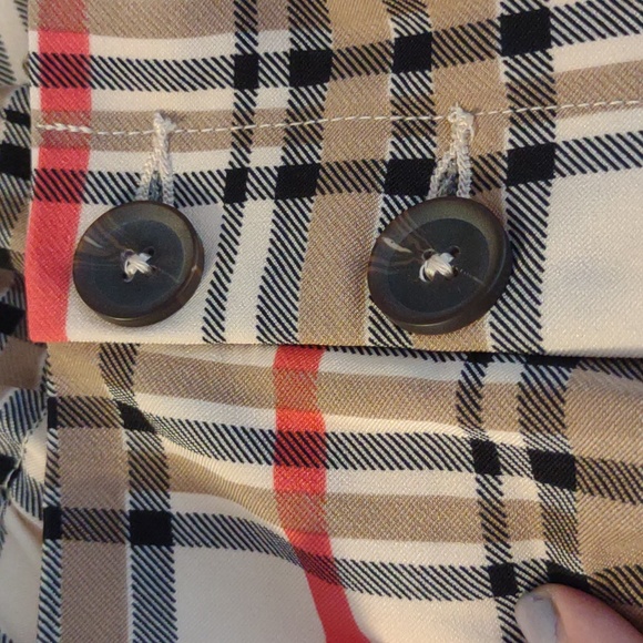 Like An Angel Plaid Hi Waist Belt Preppy Pants - Picture 6 of 6